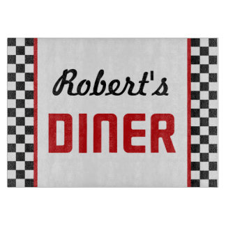 Personalised Diner Cutting Board