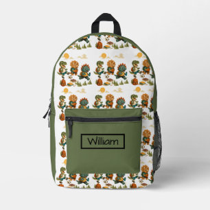 Personalised Dino-Mite-Athlete Printed Backpack