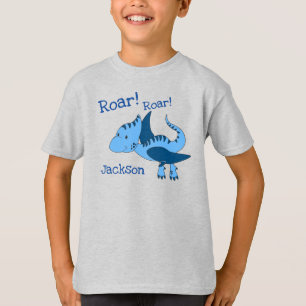 Personalised Dinosaur Boys T-Shirt