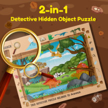 Personalised Dinosaur Detective Object Hunt Kids