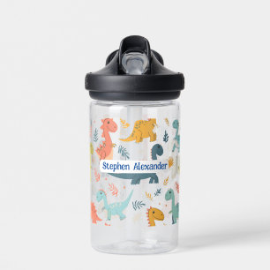 Personalised Dinosaur Kid's Water Bottle