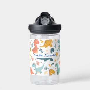 Personalised Dinosaur Kid's Water Bottle