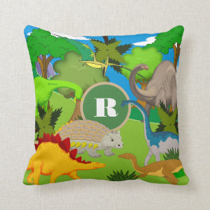Personalised Dinosaur Land Cushion
