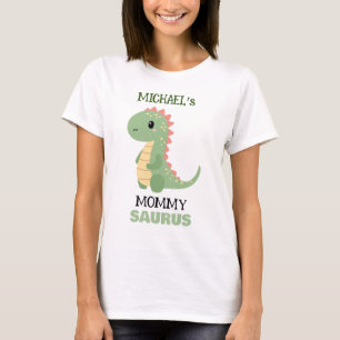 Personalised Dinosaur "Mummy Saurus" Birthday T-Shirt