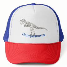 Personalised Dinosaur Name Trucker Hat