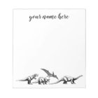 Personalised Dinosaur Notepad for Kids