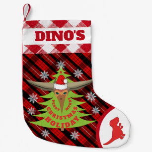 Personalised Dinosaur Pterodactyl Small Christmas Stocking