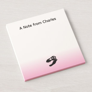 Personalised Dinosaur T. rex Post-it Notes