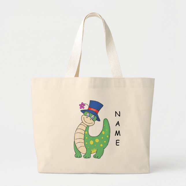 Personalised Dinosaur Tote (Front)