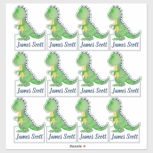 Personalised Dinosaur Trex Kids' Labels
