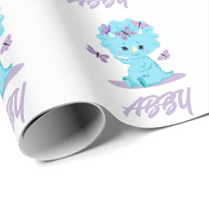 Personalised Dinosaur Wrapping Paper