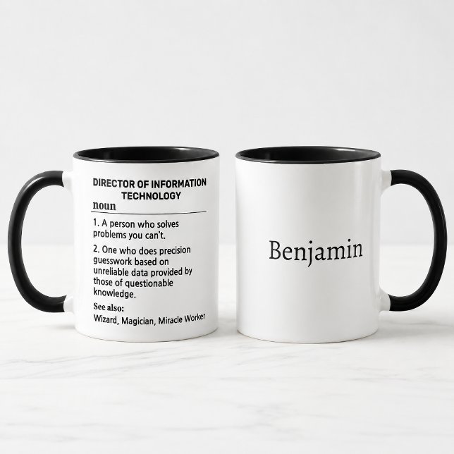 Personalised Director of Information Technology Mug (Creator Uploaded)
