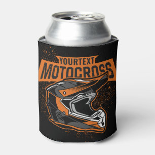 Personalised Dirt Bike Motocross Racing Helmet    Can Cooler