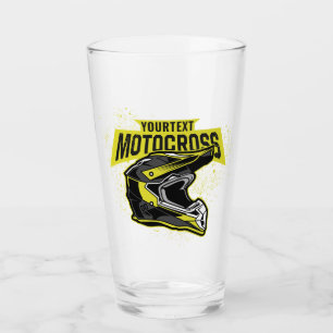 Personalised Dirt Bike Motocross Racing Helmet   Glass