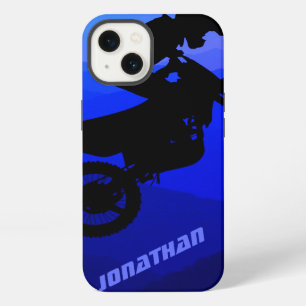 Personalised Dirt Bike Night Ride Motocross iPhone 13 Case