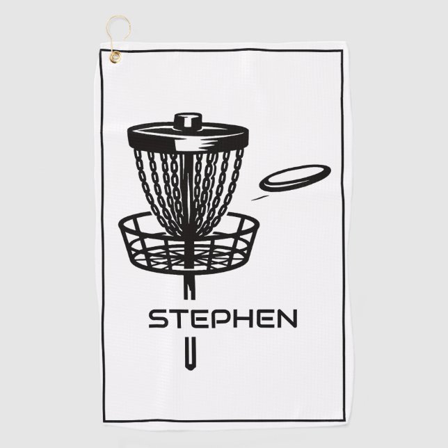 Personalised Disc Golf Towel (Front)