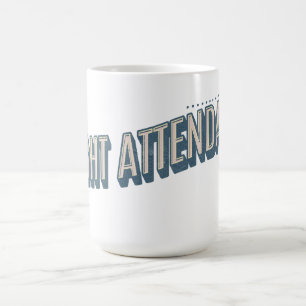 Personalised Distressed Flight Attendant Mug