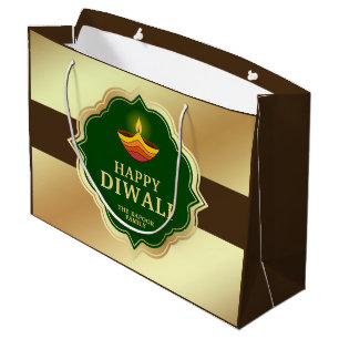 Personalised Diwali Large Gift Bag