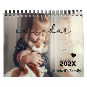 Personalised DIY Gift Idea Custom Photo Pet Calendar