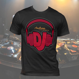 personalised DJ tee