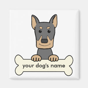 Personalised Doberman Magnet