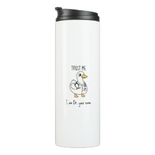 Personalised Doctor Duck Thermal Tumbler