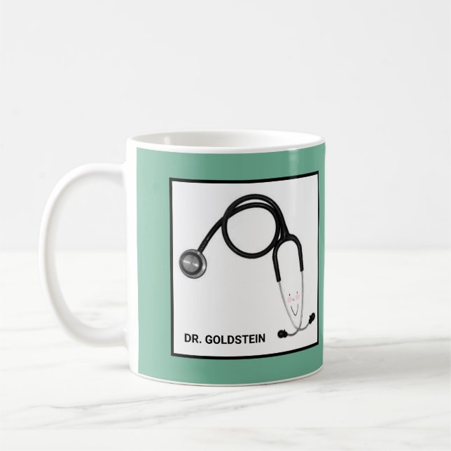 Personalised Doctor Gift Ideas Coffee Mug (Left)