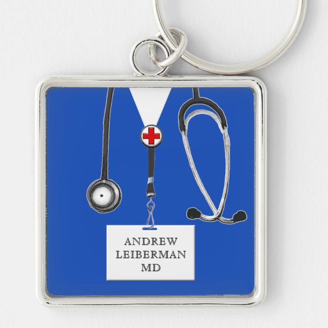 Personalised Doctor Gift Keychain (Front)