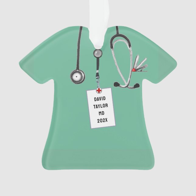 Personalised Doctor Gift Ornament (Front)