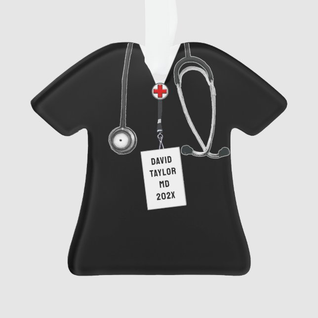 Personalised Doctor Gift Ornament (Front)
