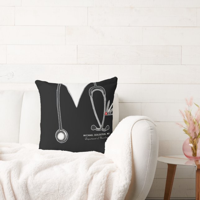 Personalised Doctor Gift Throw Pillow (Couch)