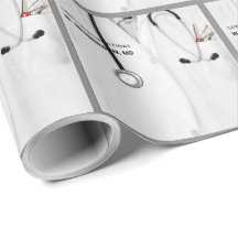 Personalised Doctor Gift Wrapping Paper