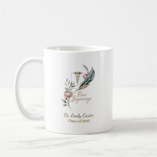Personalised Doctor Graduation New Beginnings Coffee Mug