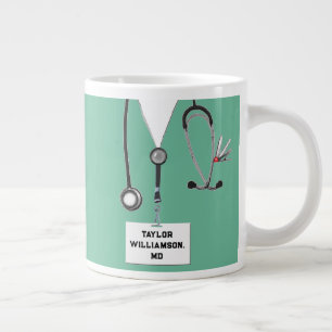 Personalised Doctor Humour Large Coffee Mug