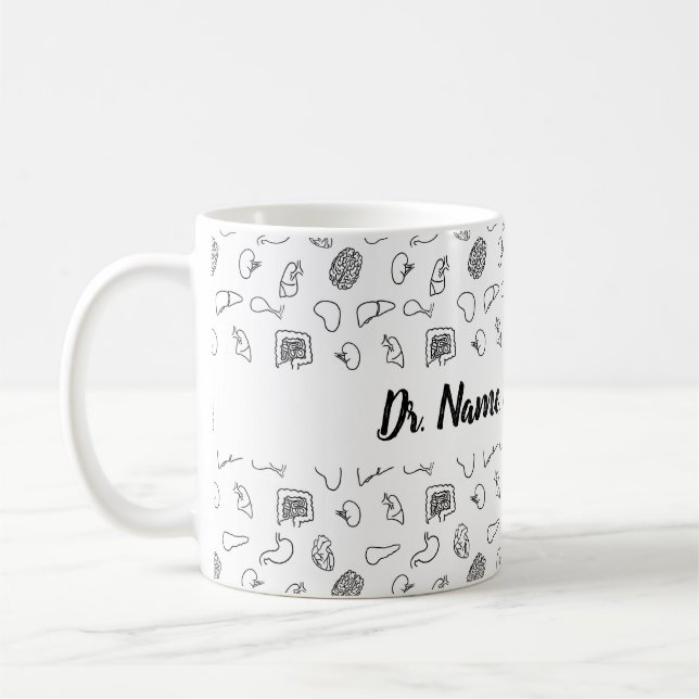 Personalised Doctor Organs Coffee Mug (Left)