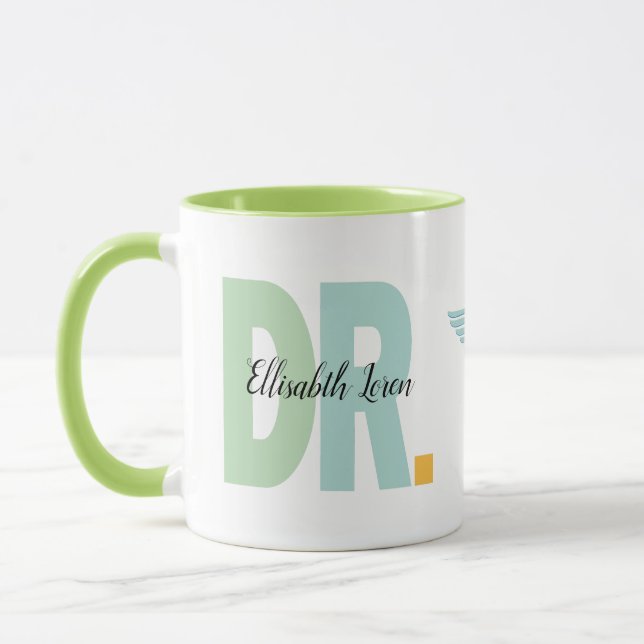 Personalised Doctor PhD Graduation Mug  (Left)