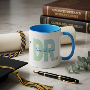 Personalised Doctor PhD Graduation Mug 