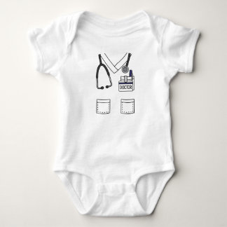Personalised Doctor Scrubs Baby Bodysuit