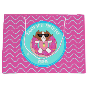 Personalised Dog Birthday Pool Party Gift Bag