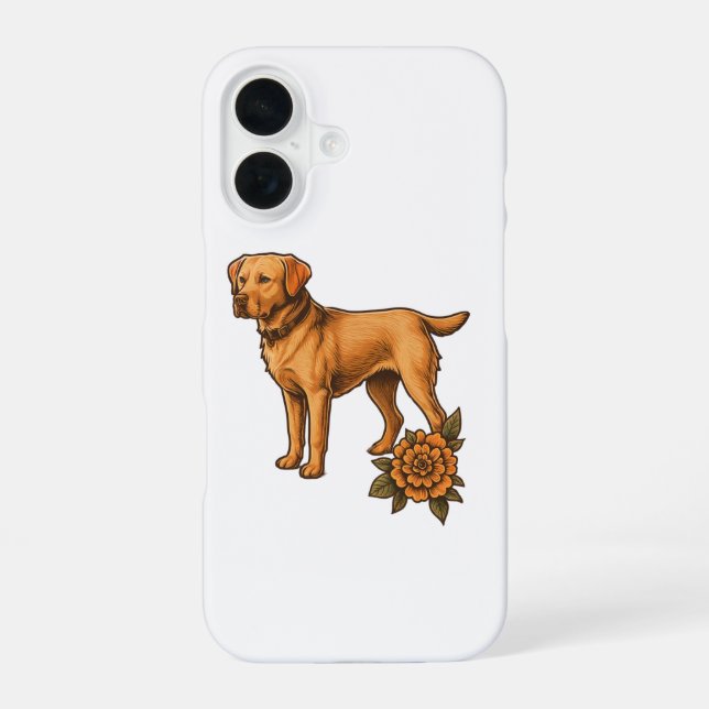 Personalised dog breed phone case for iPhone (Back)