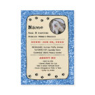 Personalised Dog Cards Pet Trading Card Template