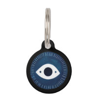Personalised Dog Cat Collar Charm Evil Eye Pet Tag Zazzle