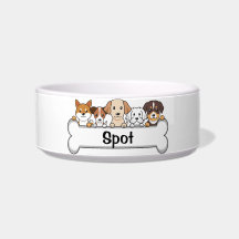 Personalised Dog/Cat with Bone 