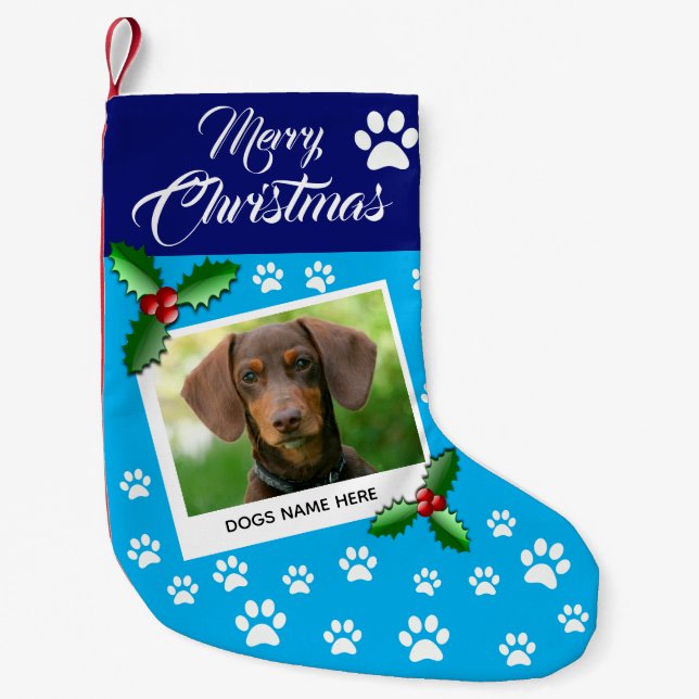 Personalised Dog Christmas Stockings (Front)