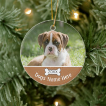 Personalised dog Dog Ornaments