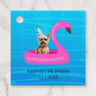 Personalised Dog Floatie Favour Tags