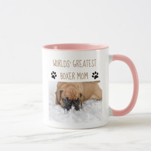 Personalised Dog Gifts - Boxer Mum Mug