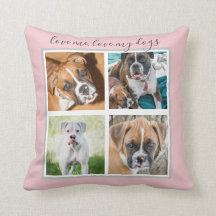 Personalised Dog Gifts -  Pink Custom Dog Photo