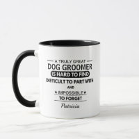 Personalised Dog Groomer Appreciation
