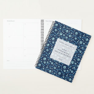Personalised Dog Grooming Appointment Book Planner